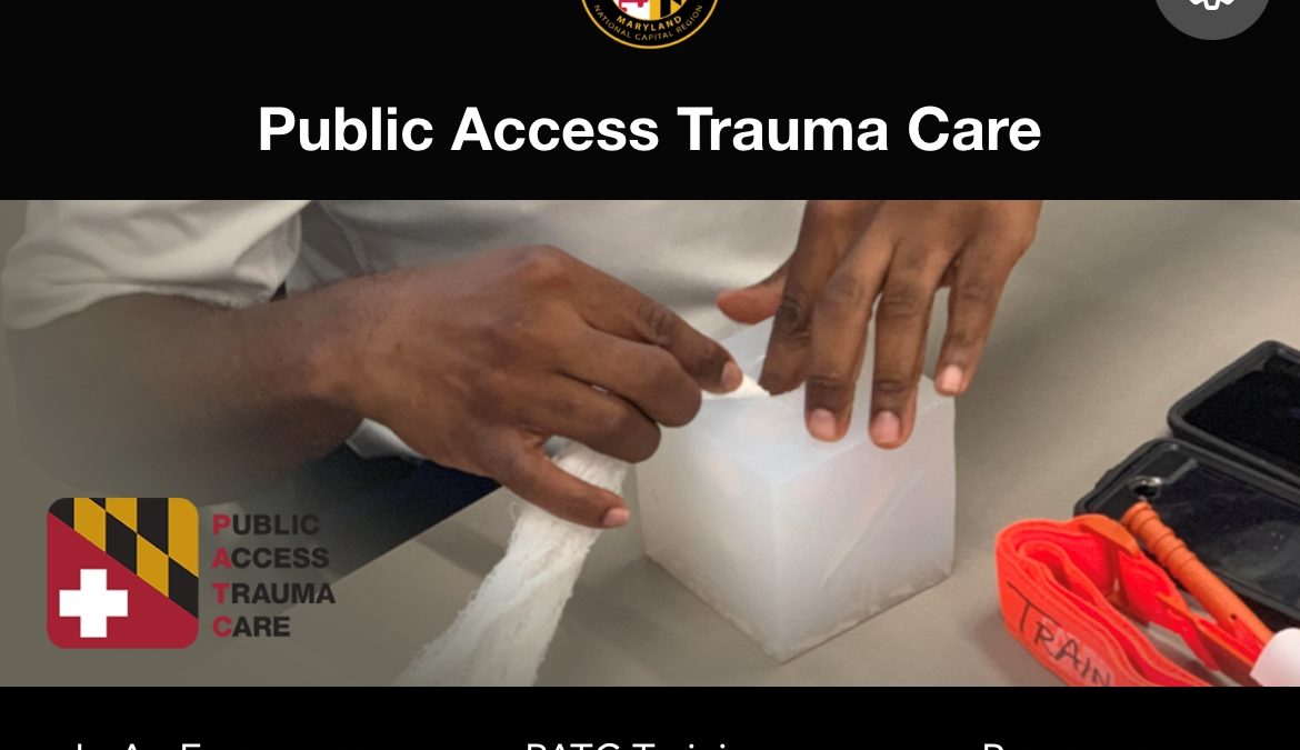 Maryland Public Access Trauma Care Mobile Application: Accessible Training for the National Capital Region