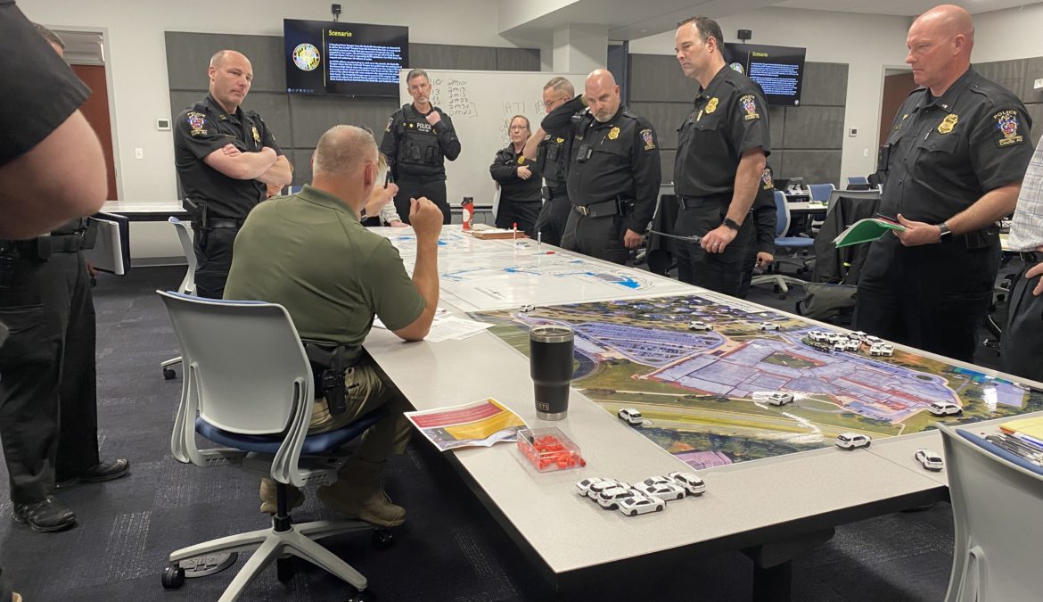 Montgomery County Police Department Executive Staff Participate in Tabletop Exercise Series