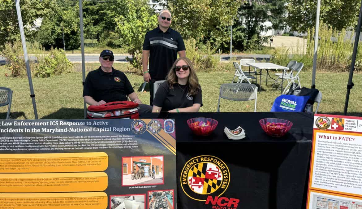 MDERS Staff Participate in the Ready Montgomery: Emergency Preparedness & Public Safety Fair